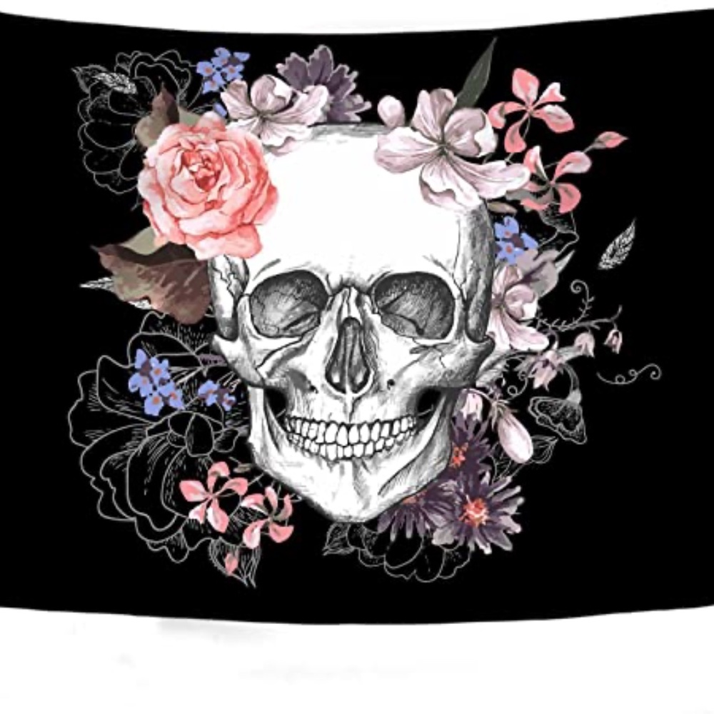 Floral Skull Gaiter